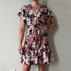 White House Black Market Floral Print Dress